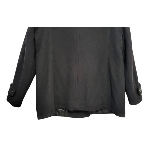 L.L.Bean Lambswool Peacoat Quilted Thinsulate Winter Coat - Picture 11 of 15